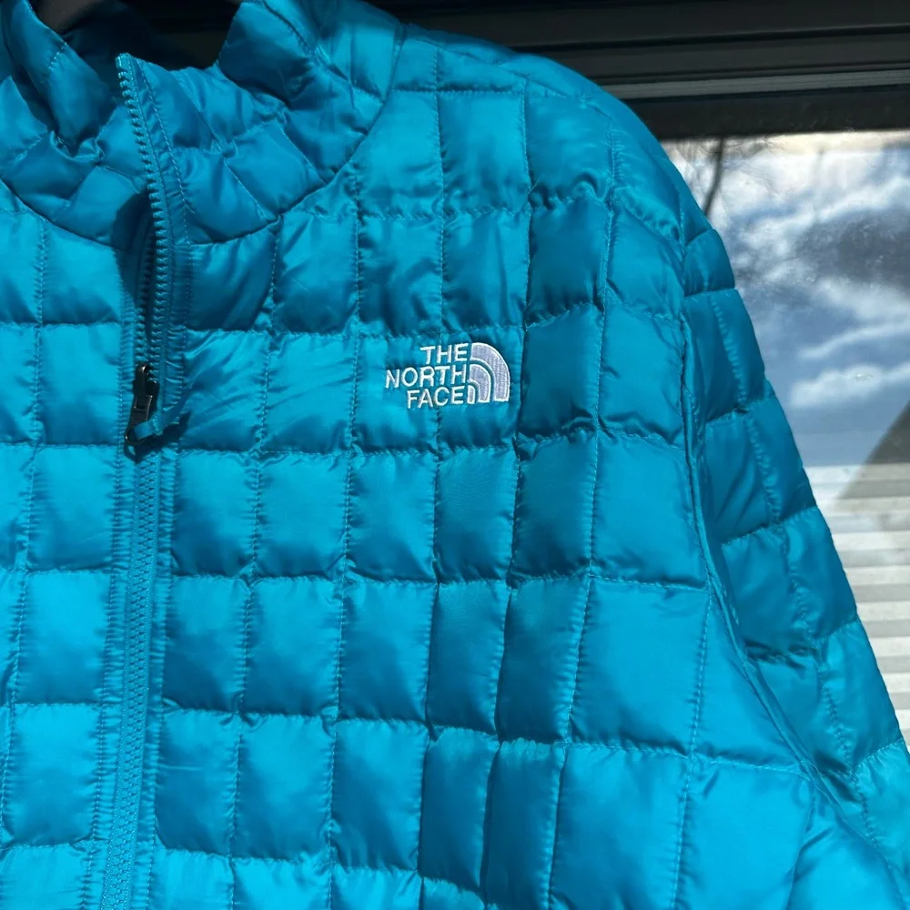 The North Face alkaline blue Quilted Jacket